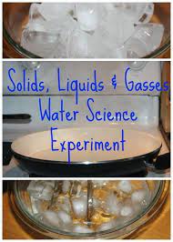 Solid Liquid Gas Experiment Water Science Experiments Science Experiments Matter Science
