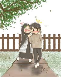 Gambar Romantis Valentine Day Ilustrasi Karakter Kartun Ilustrasi