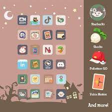 Iphone Ios 14 App Icons Animal Crossing Autumn Edition Etsy Animal Crossing App Icon Iphone Wallpaper App