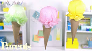 Download ice cream cone decoration app for android. Party Decorations Ideas Easy Ice Cream Craft Parents Youtube