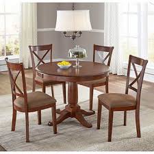 Juno 5 Piece Dining Set Trendy Dining Room Round Wood Dining Table Dining Table Chairs