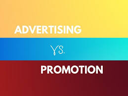 Advertising Vs Promotion With Comparison Chart Marketing