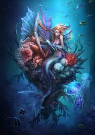30 Mind Blowing Examples Of Mermaid Art Cuded Fantasy Mermaids Mermaids And Mermen Mermaid Art