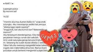 T ak baik kan ibu, kita ketawakan kaw an kita. Buat Netizen Terharu Begini Cerita Lengkap Layangan Putus Kisah Ibu 5 Anak Dipoligami Tanpa Izin Halaman All Tribunnewswiki Com Mobile