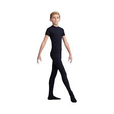 boys capezio dance footed tight size l 26 black