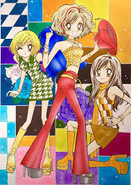 Pin By Noy Raspberry On Super Gals Cute Art Anime Inspired Collage Background