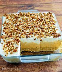 Pumpkin Spice Lush Easy No Bake Layered Dessert Recipe Recipe Desserts Dessert Recipes Layered Dessert Recipes