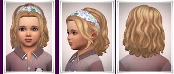 Birksches Sims Blog Butterfly Bandana Hair For Toddler Sims 4 Hairs Bandana Hairstyles Sims 4 Toddler Sims 4