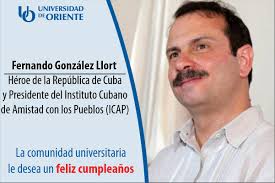 Estimado René González Sehwerert, nuestra comunidad universitaria tiene el  agrado de expresar su más cordial felicitación al celebrarse su cumpleaños,  deseándole mucha salud y bienestar. Gracias por su ejemplo de alta lealtad