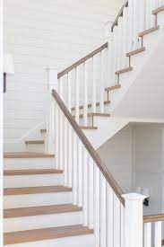The 6084 handrail was designed for use with our cable rail system or any modern / contemporary stair system. Two Tone Staircase Design Ideas