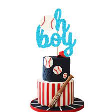 Are you planning a baseball themed baby shower? Baseball Oh Boy Cake Topper Concessions Baby Shower Cake Decor Sport Themed Gender Reveal It S A Prince It S A Boy Party Cake Supplies Decorations Amazon Com Grocery Gourmet Food