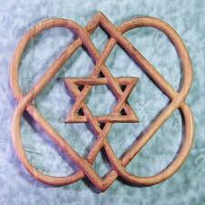 Cheltic Love Knot Judaica Two Hearts Star Of David Wood Carved Love Knot Star Of David Tattoo Hearts Entwined Small Tattoos With Meaning