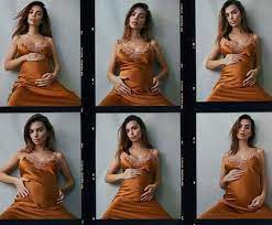 Ratajkowski showed off her growing stomach on the digital cover of vogue released on monday. Model Emily Ratajkowski Announces Pregnancy With Stunning Video Emma S Diary