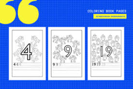 Fun activity to have on hand for early. 1 20 Unicorn Number Colouring Pages Graphic By Marinovadesigns Creative Fabrica