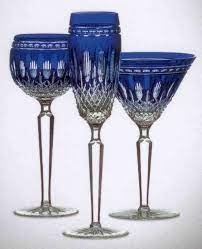 Fine crystal retailer, offering waterford, swarovski, riedel, nambe, marquis by waterford, mikasa and lalique lines. Wedgwood Royal Doulton Waterford Blue Stemware Waterford Crystal Glass Crystal Glassware Antique Glass