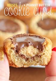 Reese S Peanut Butter Cookie Cups Cakescottage Recipe Cookie Cups Peanut Butter Cookies Peanut Butter