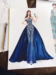 Sketch the clothes so that they appear to hang on the croquis in a realistic way. Pin On Seductive Dress