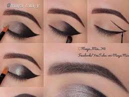 خطوات وضع مكياج العيون 5 cat eye makeup makeup black eye makeup