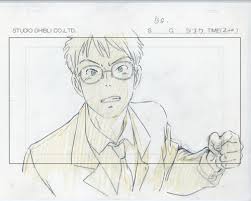 まんだらけオークション 劇 海がきこえる ラフ原画 松野 豊 マンガの顔を描く キャラクターデザイン キャラクターアート