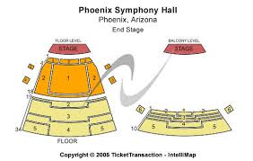 Phoenix Symphony Hall Seating Chart Elcho Table