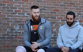 Aron john baynes is an australian professional basketball player for the toronto raptors of the national basketball association. Aussie Rules Aron Baynes Natural Evolution Into The Suns Modern Center