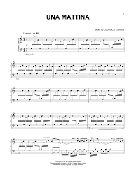 Ludovico Einaudi Una Mattina Sheet Music Download Pdf Score 121525 Je vous ai prepare une partition toute simple pour feter noel qui arrive. ludovico einaudi una mattina sheet