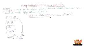 First methodthe two irrational numbers between 2 and 2.5 can be taken as2.101001000100001.and 2.201001000100001.second methodnote: How To Find Irrational Numbers Between Any Two Positive Distinct Irrational Numbers Youtube