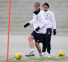 The blonde beauty, 23, helped the former celtic star lug boxes from glasgow to london back. Kristoffer Ajer I Play As A Captain Whether I Have The Armband Or Not Glasgow Times