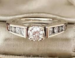 18ct White Gold 1/2 Carat Brilliant Cut Diamond Ring 0.5ct Diamond