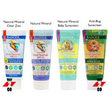 Mineral sunscreen are available now at sephora! Ready Stock Badger Company Natural Mineral Sunscreen Cream Clear Zinc Baby Sunscreen Anti Bug Or Mosquito Shopee Malaysia
