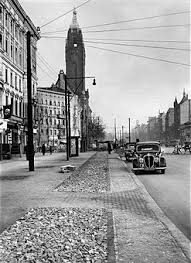 Berlin Charlottenburg 1938 Neuer Radweg Vor Dem Rathaus West Berlin Berlin Germany