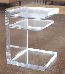 S2 Lucite Side Table In 2020 Lucite Coffee Tables Side Table Acrylic Side Table