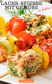 Lachs Spiesse Mit Gemuse Rezept Fingerfood Fingerfood Rezepte Lecker