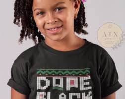 Black Family Christmas Shirt, Matching Family Shirts, Dope Black Family  Christmas Shirt, Home for the Holidays, Black Owned Pajamas Top