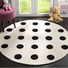 Black And White Polka Dot Rug Home Black Area Rugs Area Rugs Polka Dot Rug