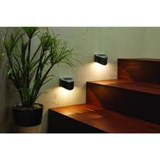 Solar Deck Rail Lights Deck Lighting The Home Depot