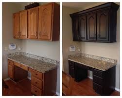 Staining kitchen cabinets before and after. Pin On Cabinet Finishes