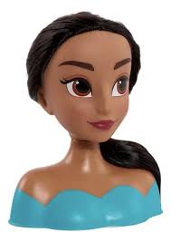 Muñeca Jasmine Cabeza Para Peinar Princesas Disney De 17 Cms