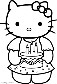 Set off fireworks to wish amer. Birthday Cake Coloring Pages Coloringall