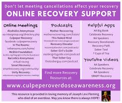 Hosting remote aa meetings with deaf participants. Online Recovery Meetings During Coronavirus Culpeper Overdose Awareness