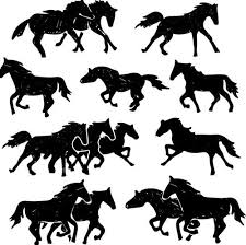 Running Horse Silhouette Vector Set 02 Free Download Download in under 30 seconds. running horse silhouette vector set 02