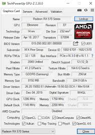 I'm going to check out the rx 570. Original Stock Bios For Xfx Amd Radeon Rx 570 Rs Xxx Edition 8gb Ddr5 Rx 570p8dfd6 Techpowerup Forums