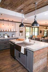 The modern rustic kitchen designs is best from the best image or gallery collection from kitchen home design ideas, interior design trends, furniture, home improvement and design ideas of the years. Modern Rustic Kitchen Farmhouse Style Makeover Ideas 37 Farmhouse Kitchen Design Kitchen Design Kitchen Remodel