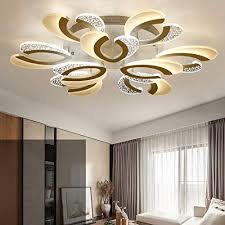 Modern elegant acrylic led ceiling light living room bedroom home lamp square. Qligha Modern Led Ceiling Lights Minimalist Acrylic Dimmable With Remo Ninthavenue India