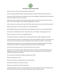 The Book Thief Discussion Guide