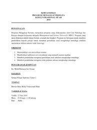 Explore more like cara membuat kertas kerja. Kertas Kerja Program Pembinaan Resume