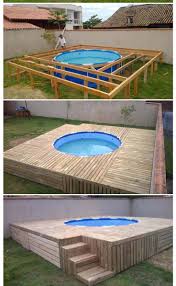 Idees Piscines Idees Piscinadecoracion Piscines Small Backyard Pools Backyard Pool Diy Pool