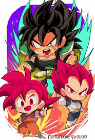 Dragon Ball Super Broly Version Chibi Personajes De Dragon Ball Personajes De Goku Dibujo De Goku