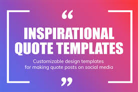 There are lots of ways to personalize your quote poster templates. 45 Inspirational Quote Design Templates For Social Media Mediamodifier