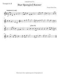I have sheet music for star spangled banner (even though i'm not even friggin american.) and i checked that the key of the song is in bflat, not the flutes are keyed in concert c (middle c on a piano), which means that you won't be able to play anything lower than a c on a standard student flute. Star Spangled Banner Toplayalong Com